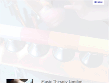 Tablet Screenshot of musictherapylondon.com